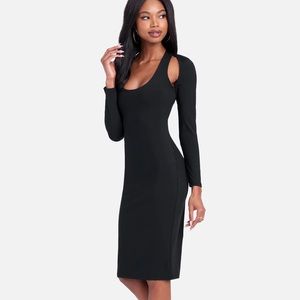 (NWT) Bebe cutout knit Bodycon Dress size L